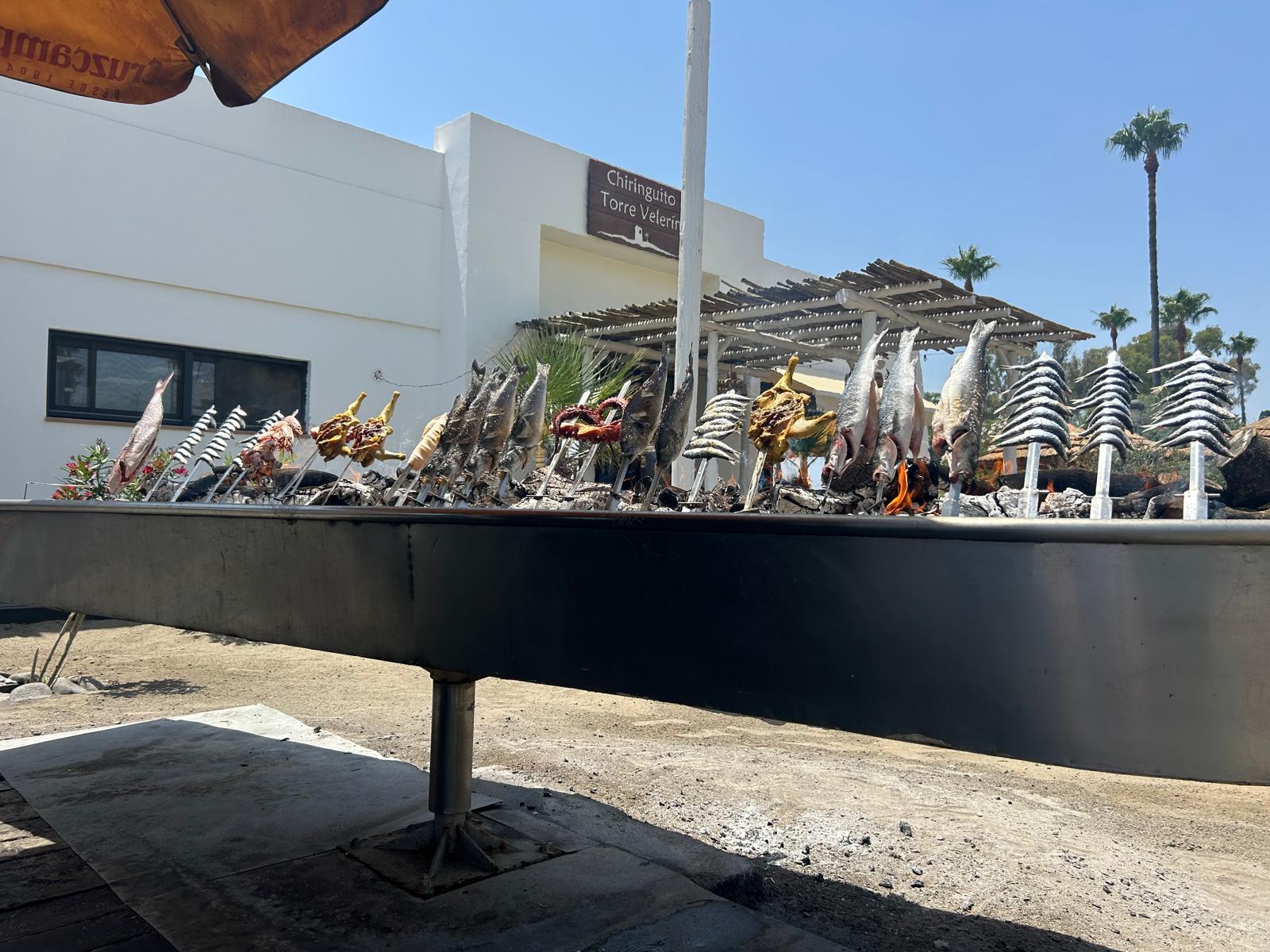 Mesa y ambiente en Torre Velerin